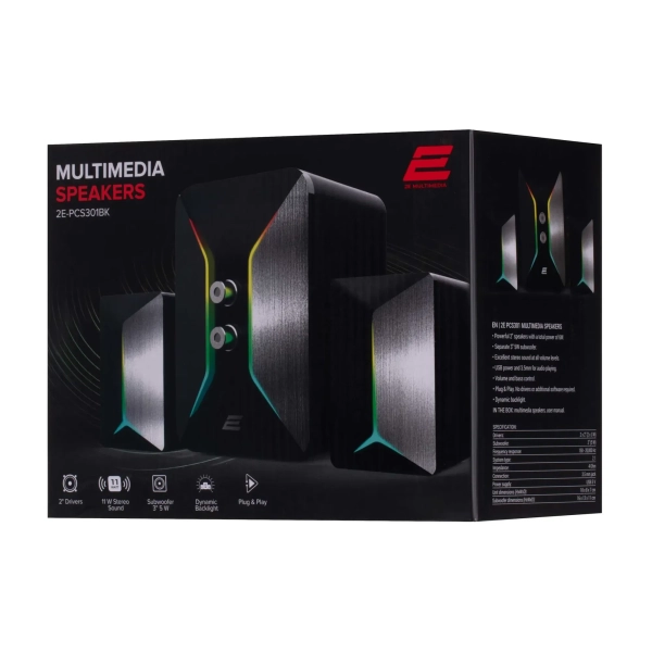 Купити Акустична система 2E PCS301 RGB (2E-PCS301BK) - фото 6