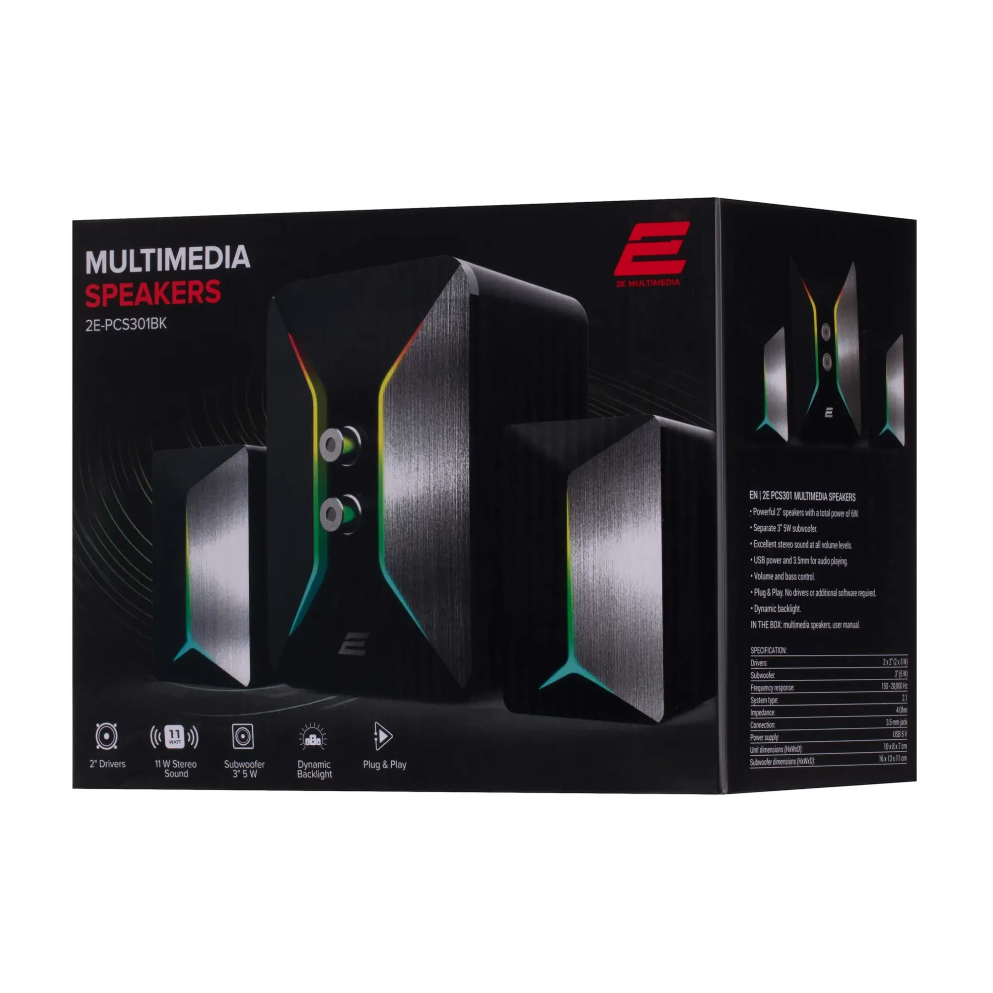 Купити Акустична система 2E PCS301 RGB (2E-PCS301BK) - фото 6