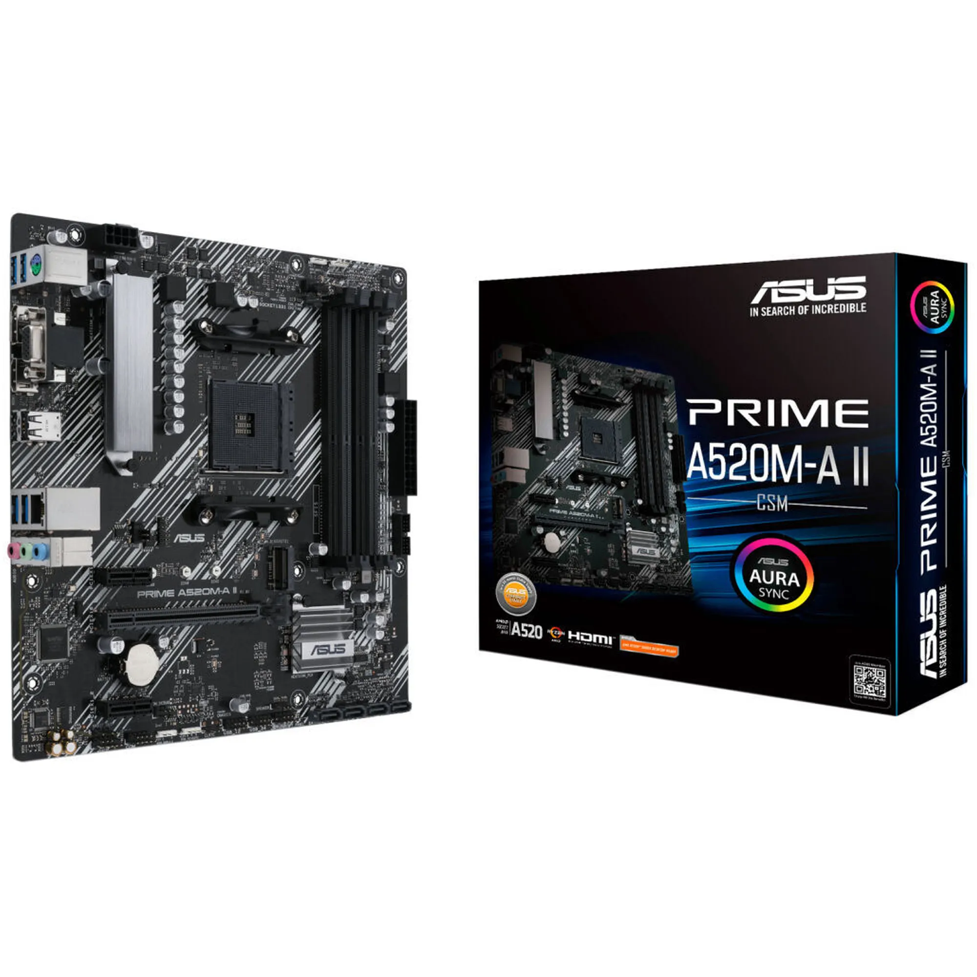 Купить Материнская плата ASUS PRIME A520M-A II/CSM - фото 1