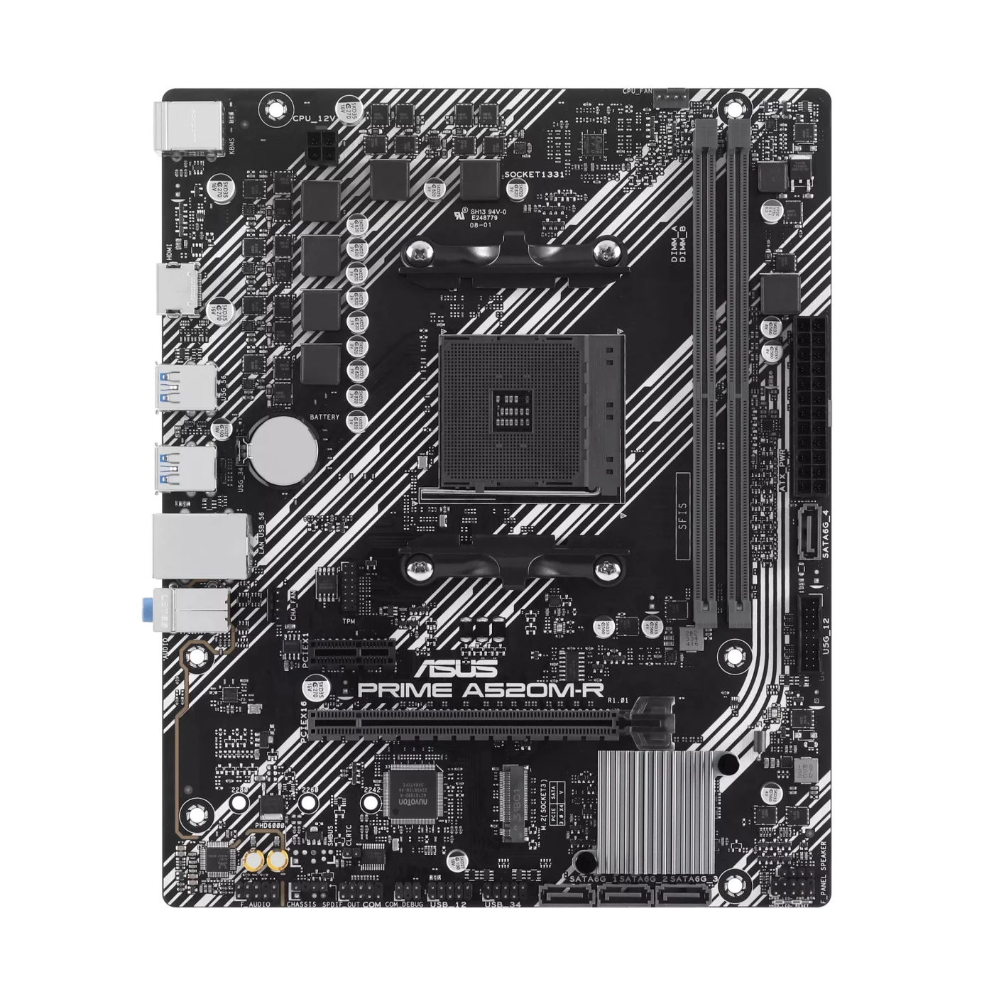 Купити Материнська плата ASUS PRIME A520M-R - фото 2