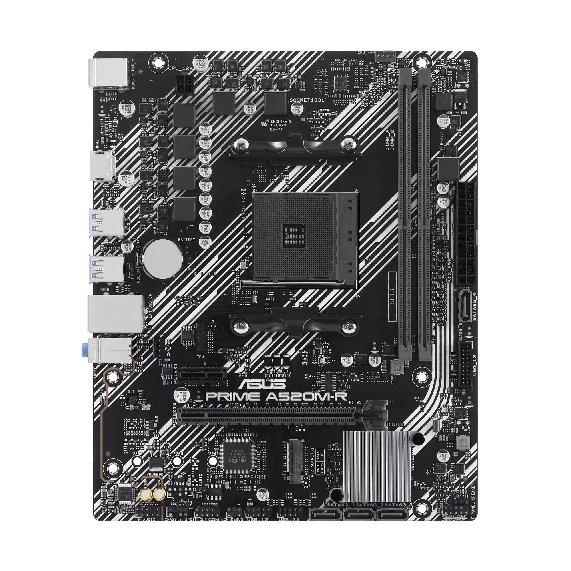 Купити Материнська плата ASUS PRIME A520M-R - фото 2