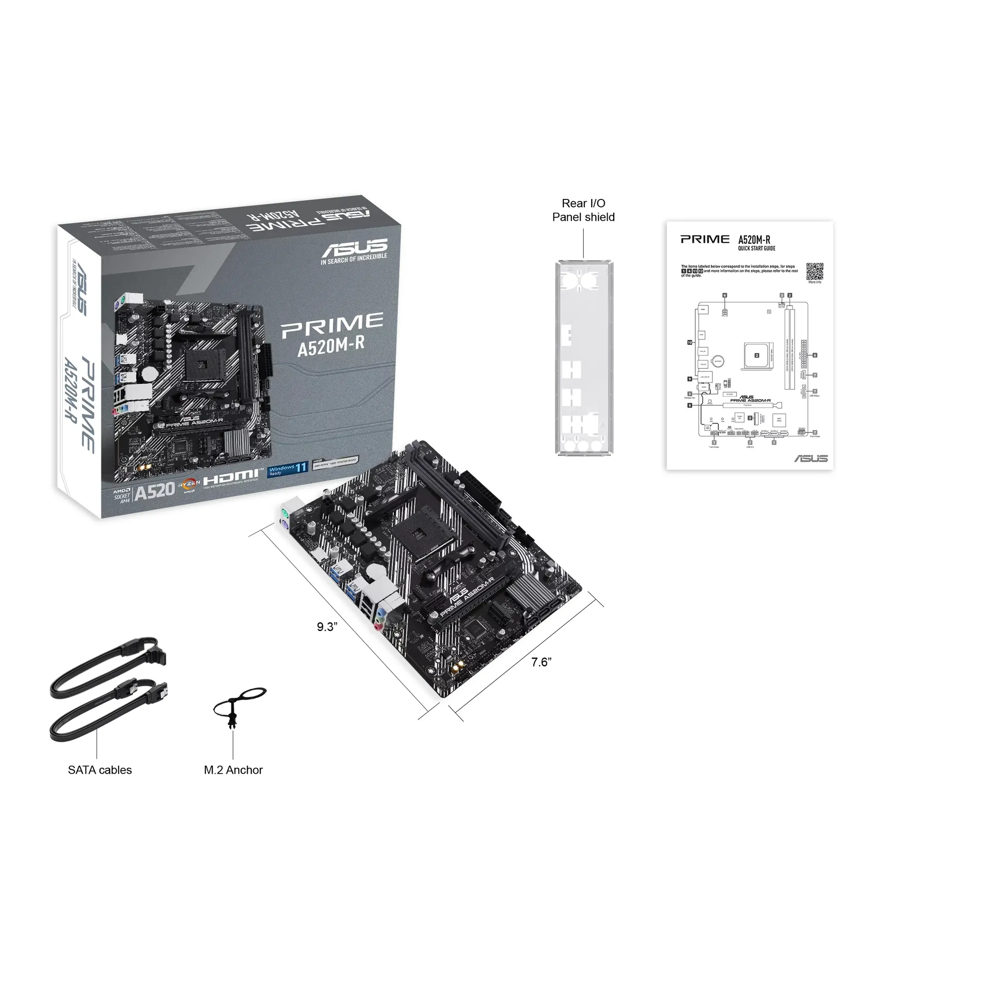 Купити Материнська плата ASUS PRIME A520M-R - фото 7