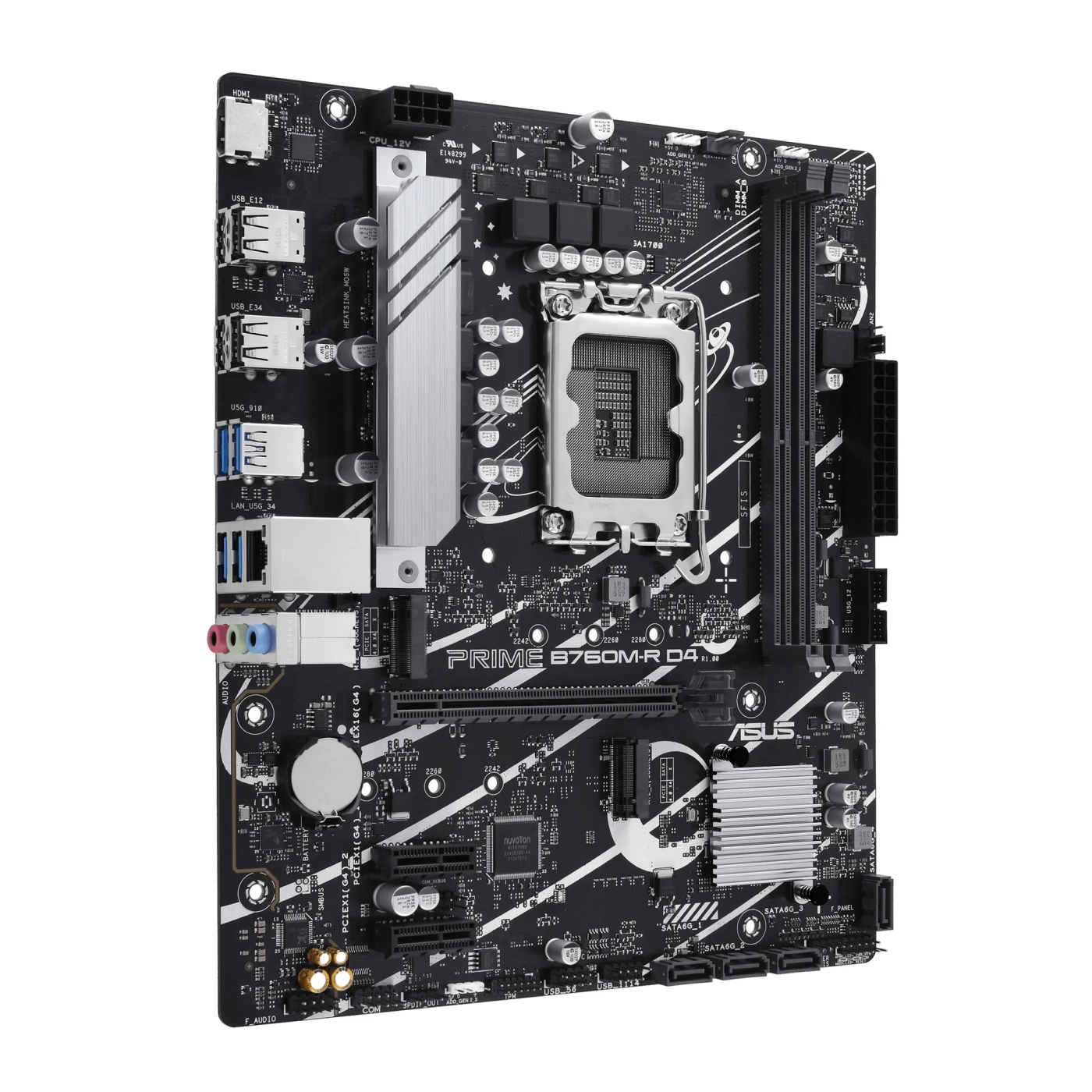 Купить Материнская плата ASUS PRIME B760M-R D4 - фото 1