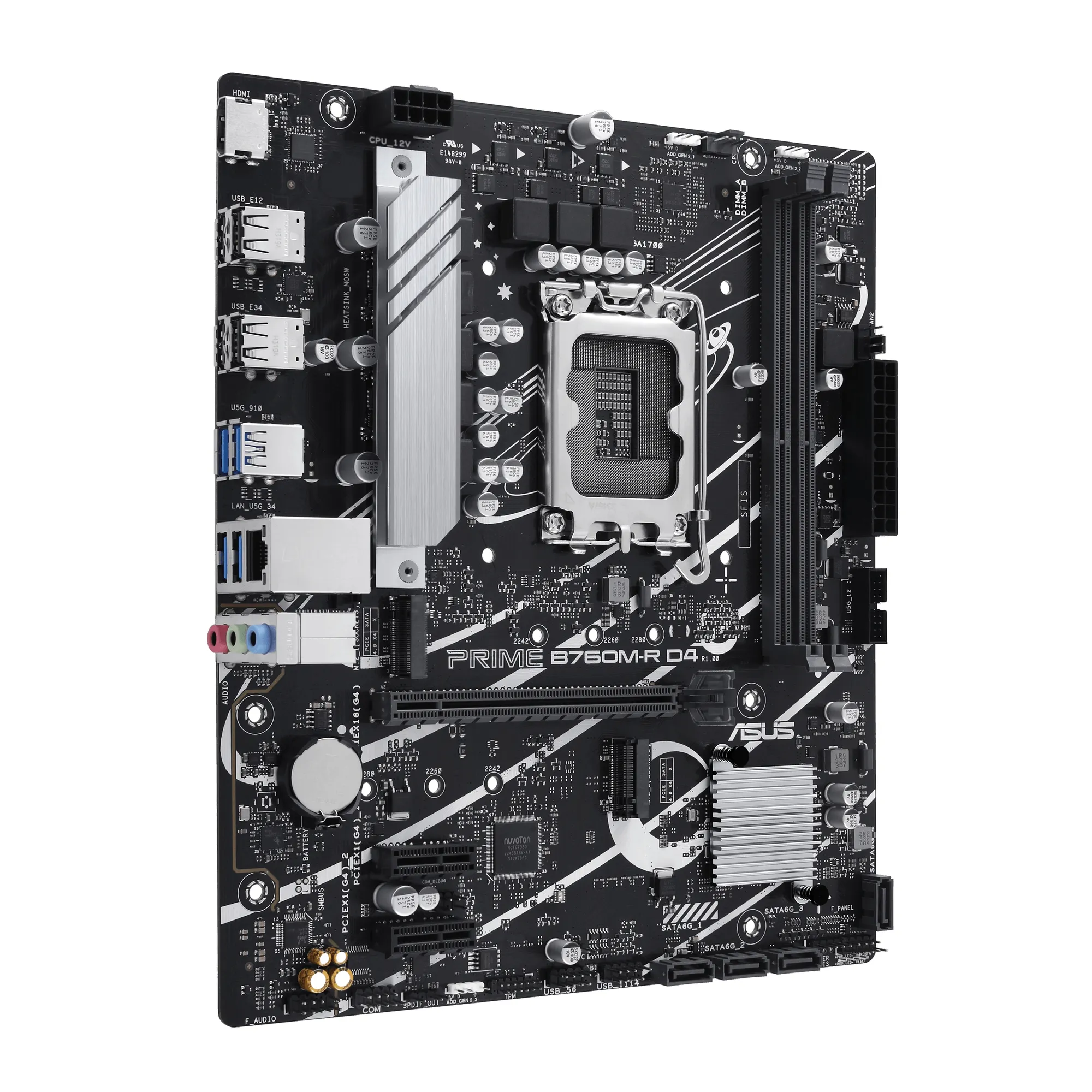 Купить Материнская плата ASUS PRIME B760M-R D4 - фото 1