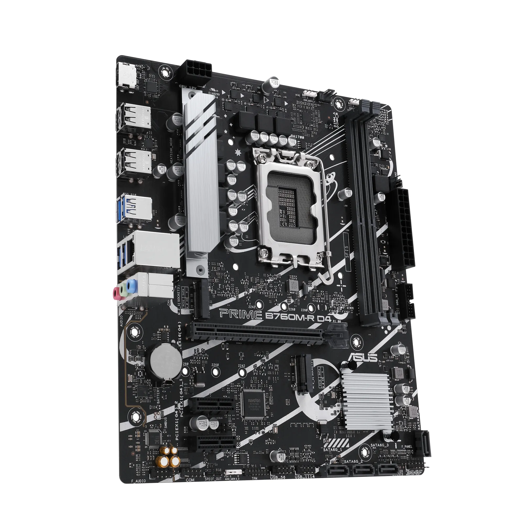 Купить Материнская плата ASUS PRIME B760M-R D4 - фото 3