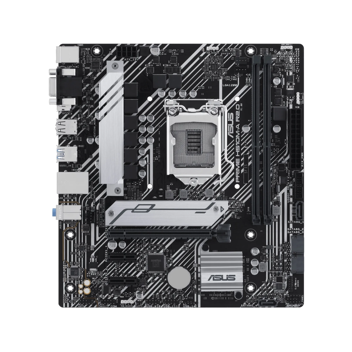 Купить Материнская плата ASUS PRIME H510M-A R2.0 - фото 2