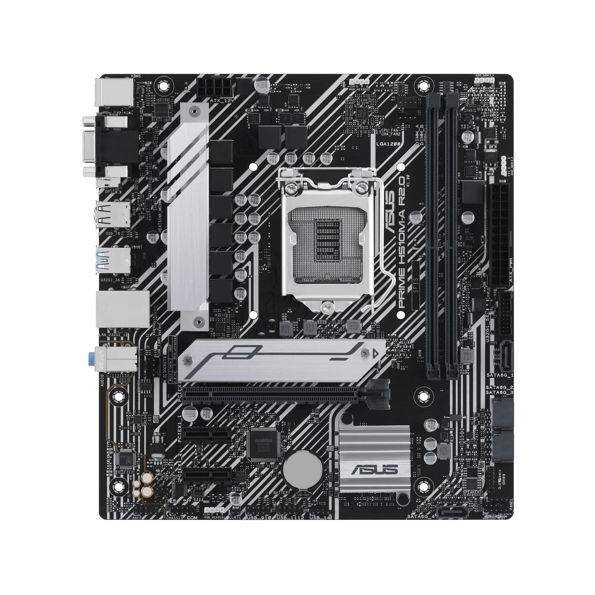 Купить Материнская плата ASUS PRIME H510M-A R2.0 - фото 2