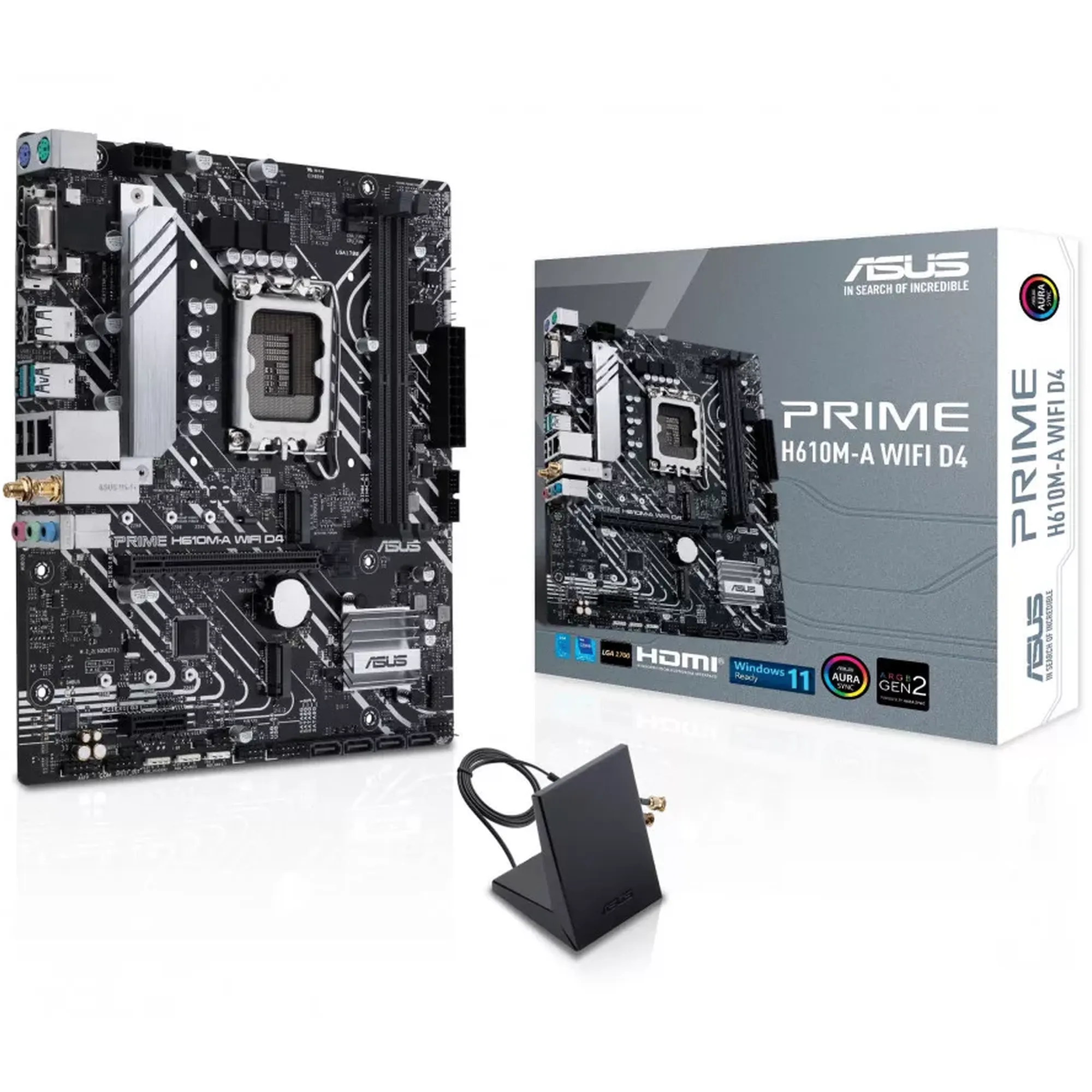 Купити Материнська плата ASUS PRIME H610M-A WIFI D4 - фото 1
