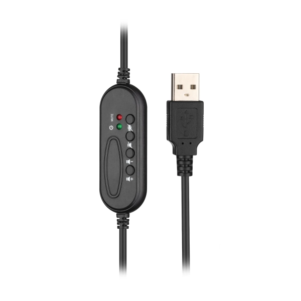 Купить Наушники 2E CH11 Mono USB Black (2E-CH11MU) - фото 5