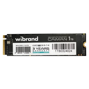 Купить SSD диск Wibrand Caiman 1TB M.2 bulk (WIM.2SSD/CA1TB) - фото 1