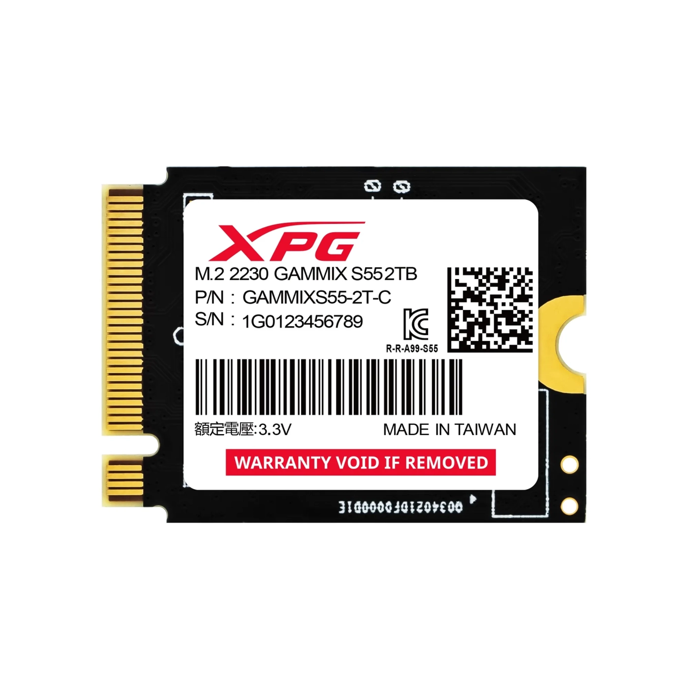 Купити SSD диск Adata Gammix S55 2TB M.2 (SGAMMIXS55-2T-C) - фото 1