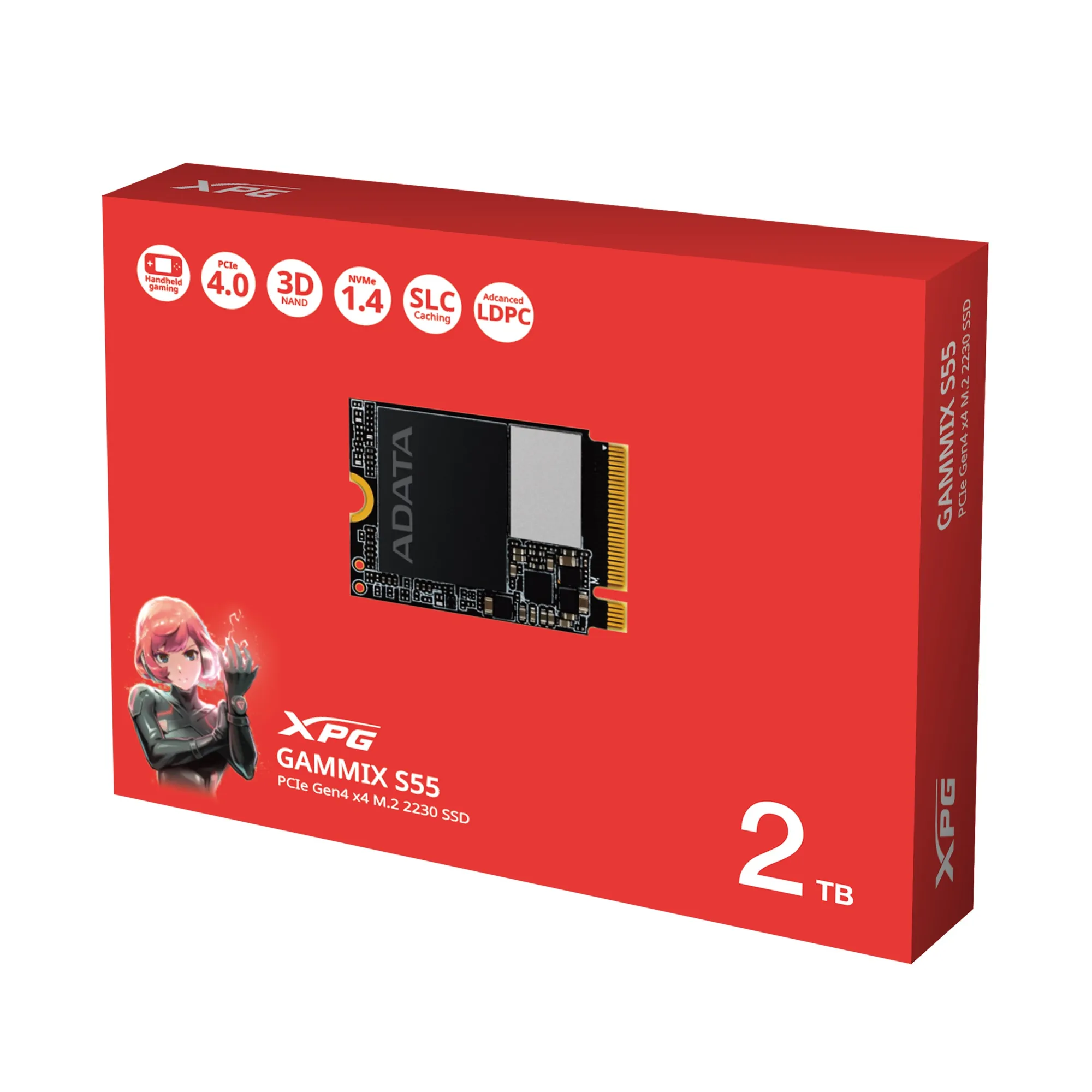 Купити SSD диск Adata Gammix S55 2TB M.2 (SGAMMIXS55-2T-C) - фото 3
