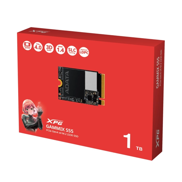 Купить SSD диск Adata Gammix S55 1TB M.2 (SGAMMIXS55-1T-C) - фото 3
