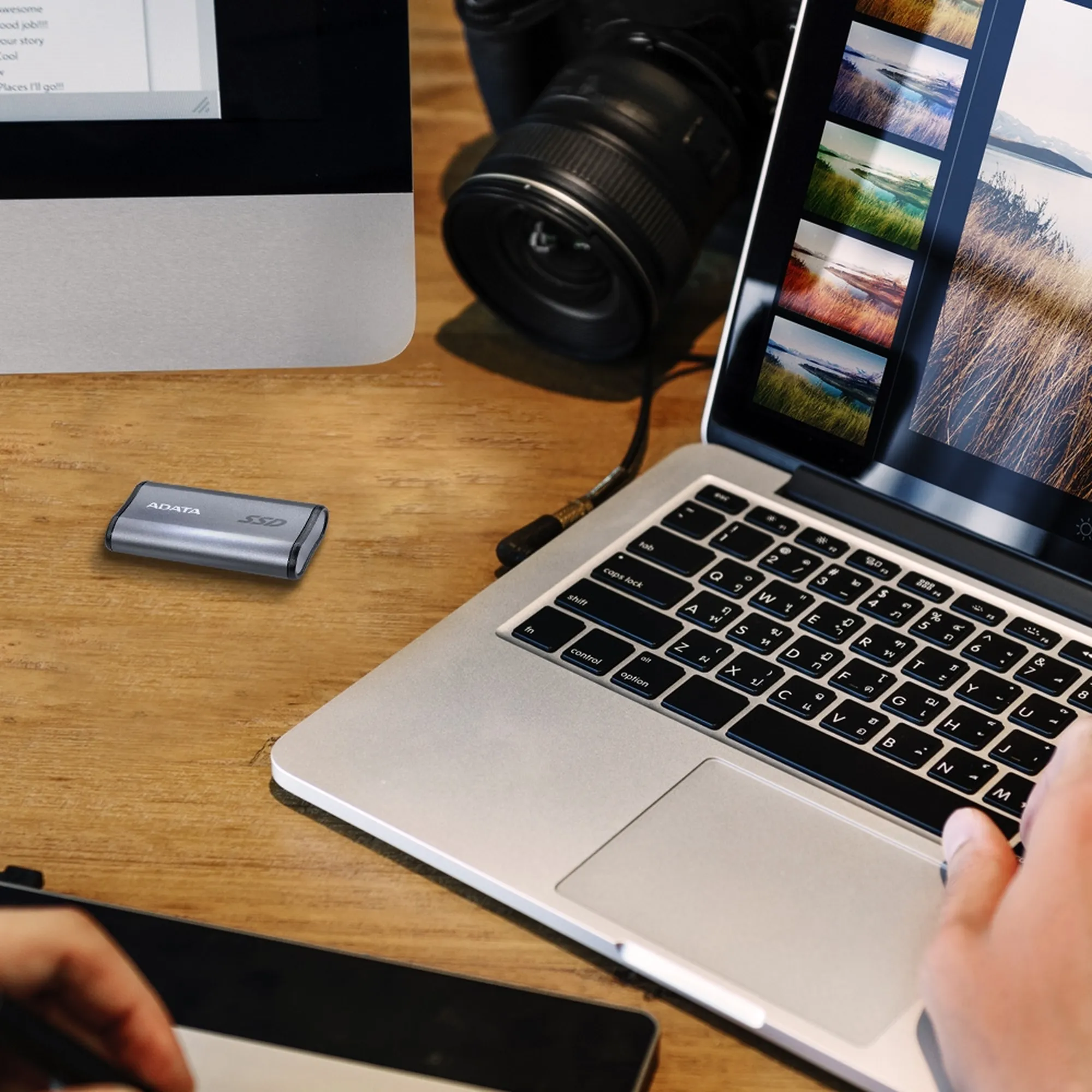 Купить SSD диск ADATA SE880 2TB USB-C Titanium Gray (AELI-SE880-2TCGY) - фото 9