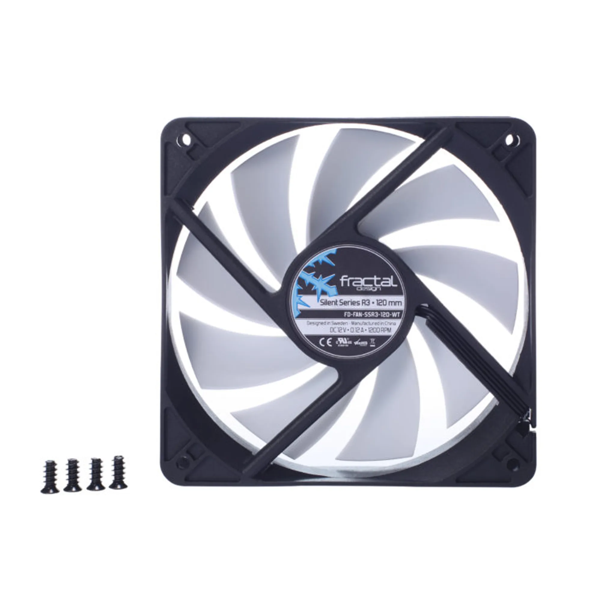 Купити Вентилятор Fractal Design Silent R3 120 (FD-FAN-SSR3-120-WT) - фото 1