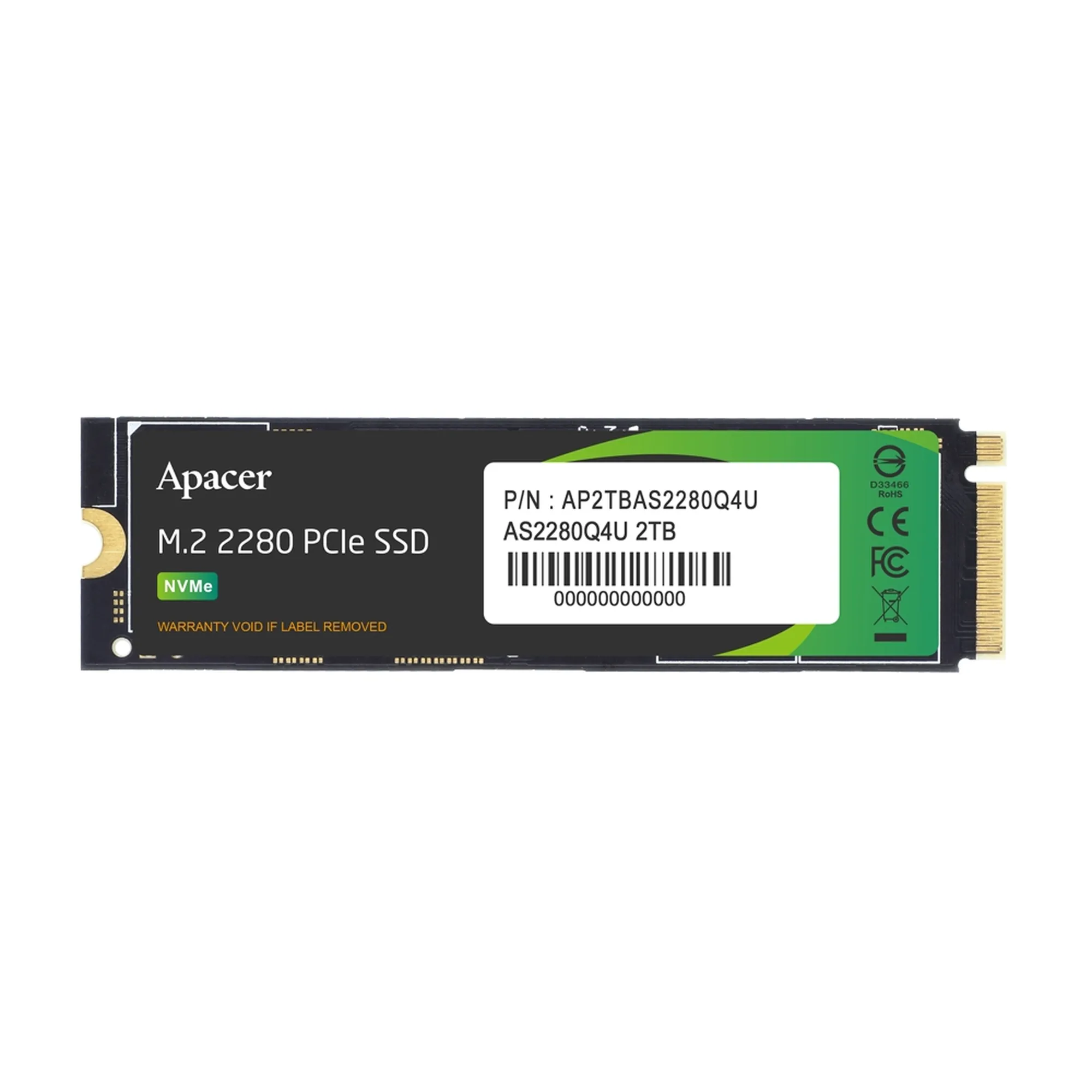 Купить SSD диск Apacer AS2280Q4U 1TB M.2 (AP1TBAS2280Q4U-1) - фото 2