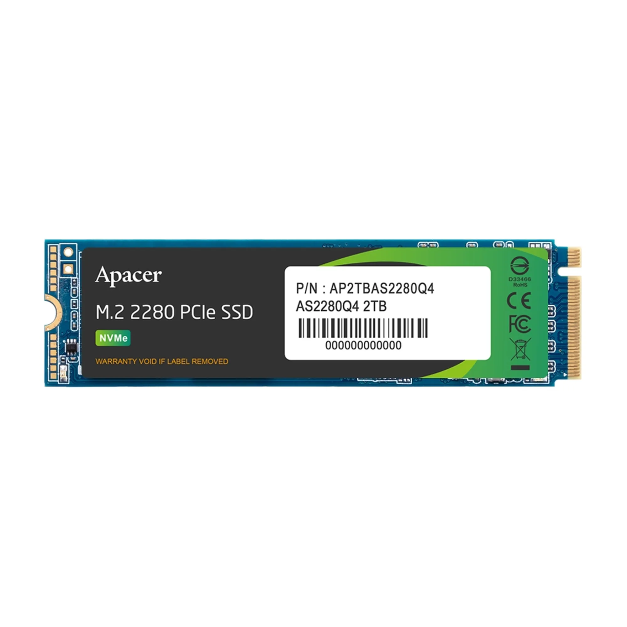 Купить SSD диск Apacer AS2280Q4 2TB M.2 (AP2TBAS2280Q4-1) - фото 2