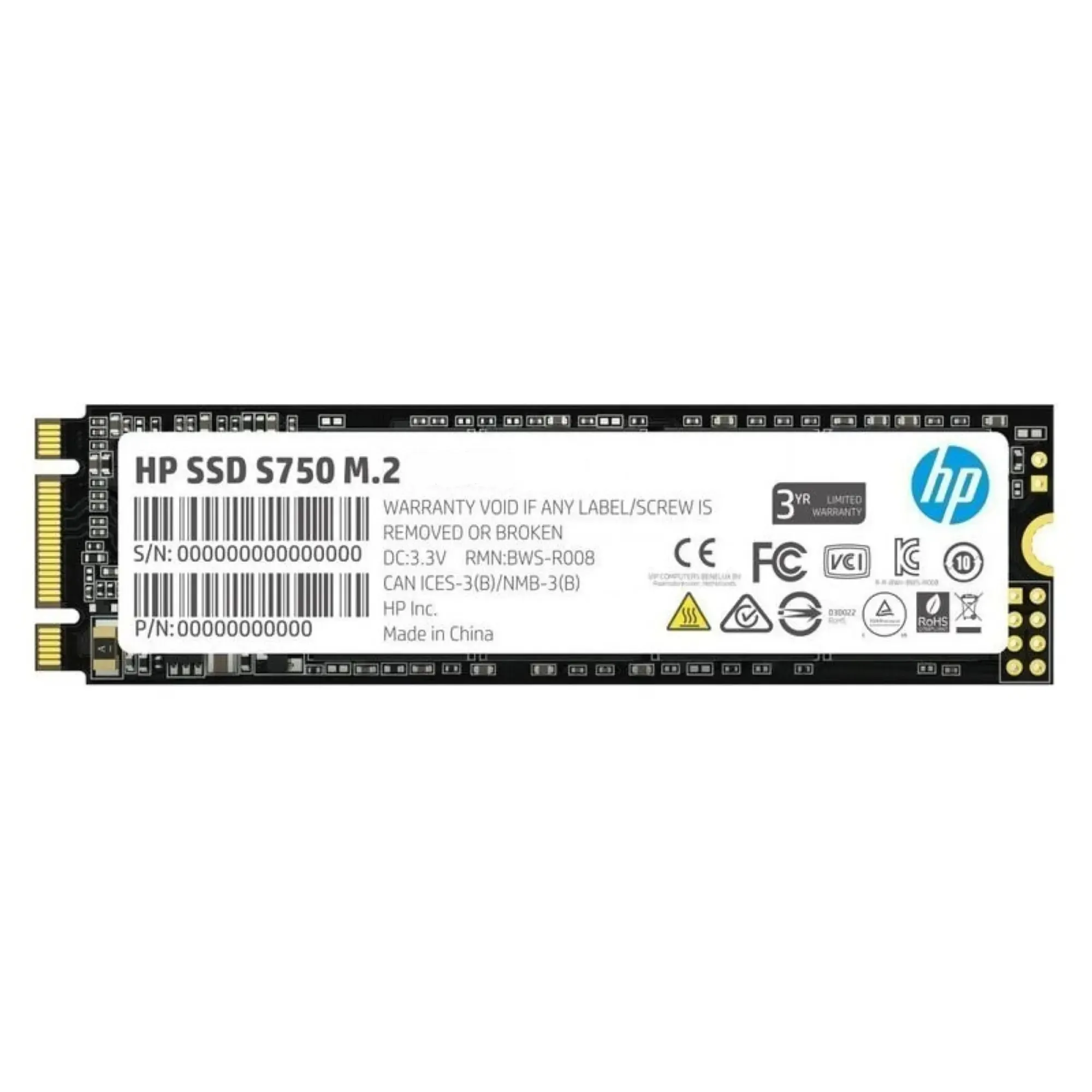 Купить SSD диск HP S750 1TB M.2 (16L57AA) - фото 1