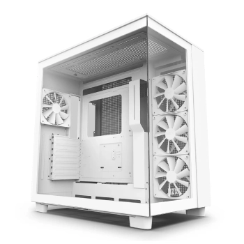 Купить Корпус NZXT H9 Flow Tempered Glass (CM-H91FW-01) White - фото 1
