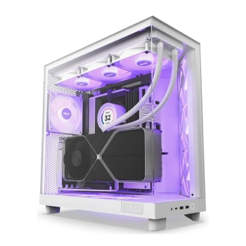 Купить Корпус NZXT H6 Flow RGB White (CC-H61FW-R1) - фото 1