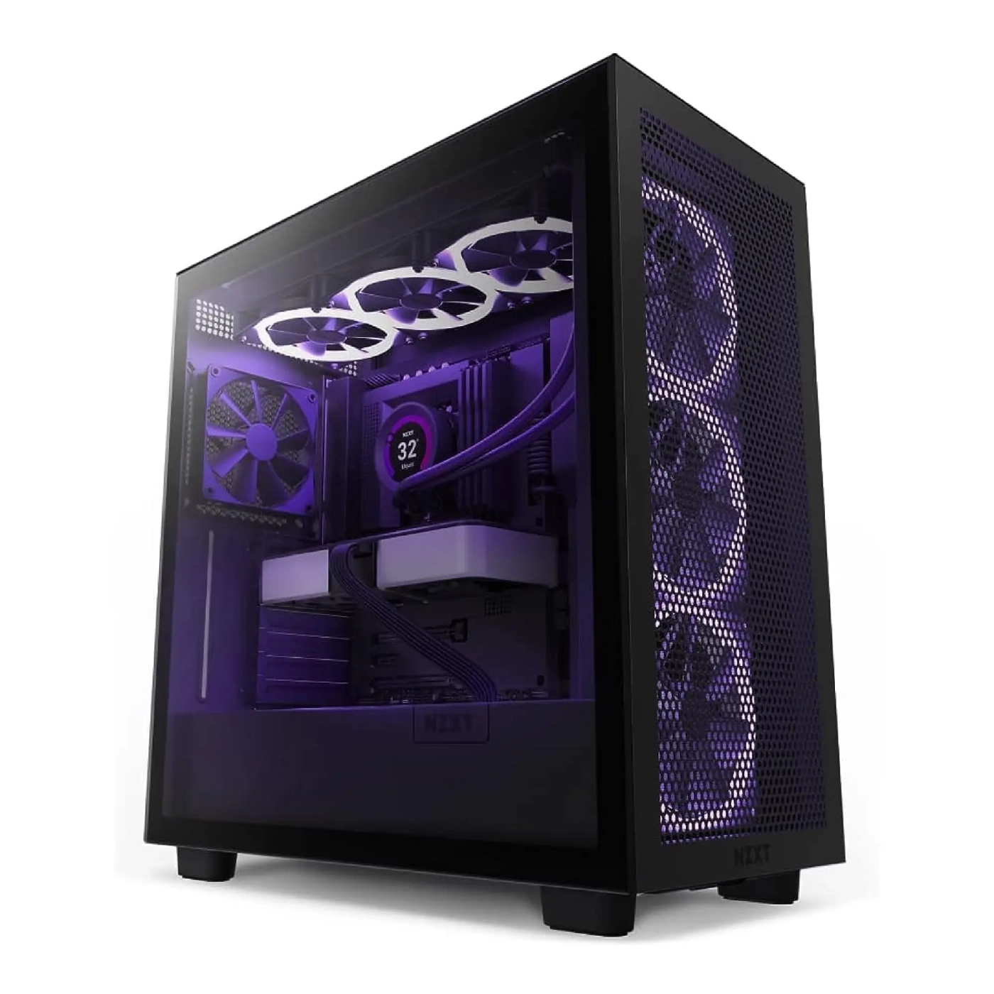Купить Корпус NZXT H7 v1 2022 Flow Edition All Black (CM-H71FB-01) - фото 1