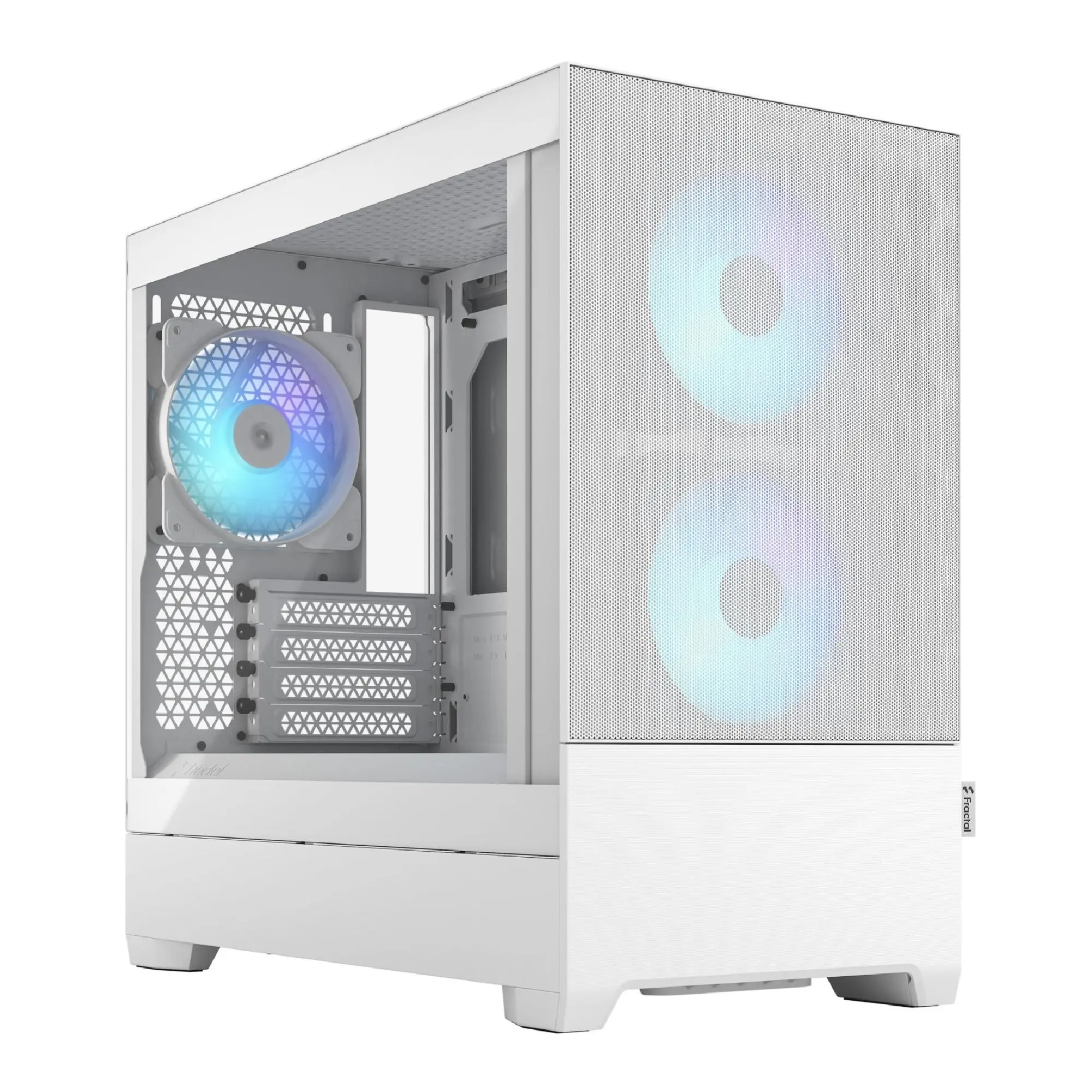 Купить Корпус Fractal Design Pop Mini Air RGB White TG Clear (FD-C-POR1M-01) - фото 1