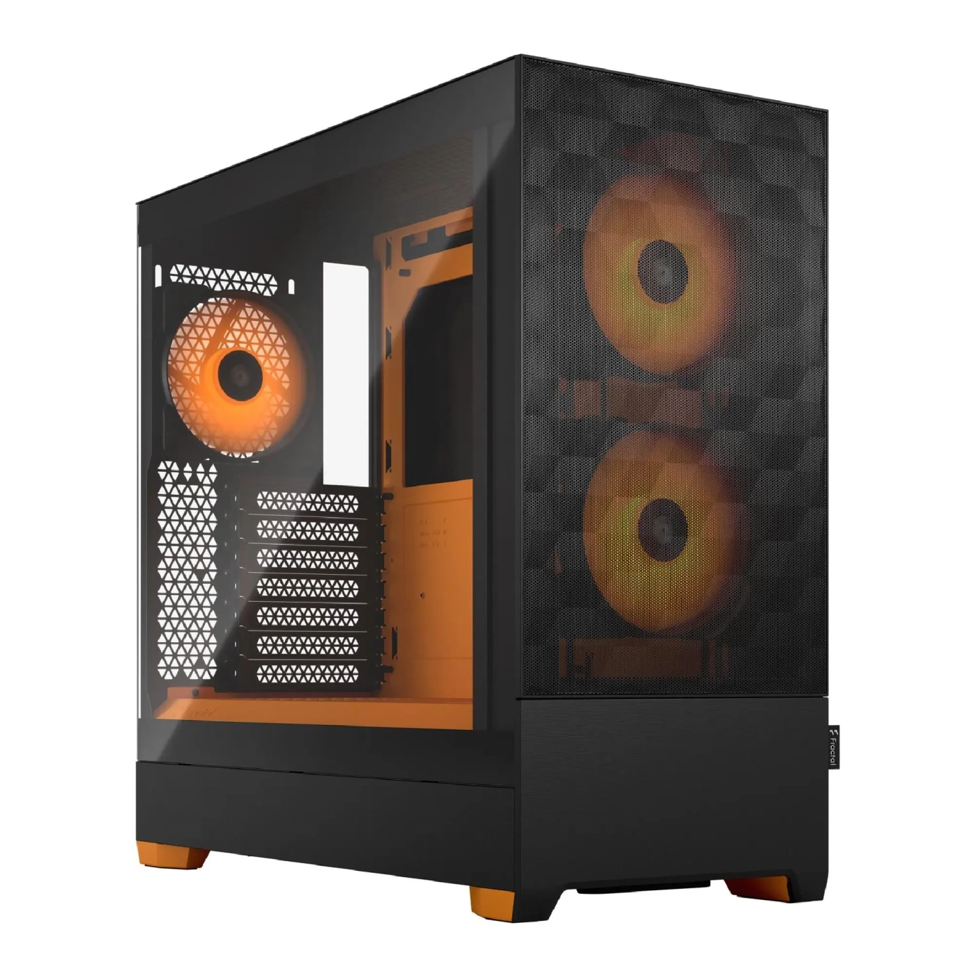 Купить Корпус Fractal Design Pop Air RGB Tempered Glass без БЖ (FD-C-POR1A-05) Orange Core - фото 1