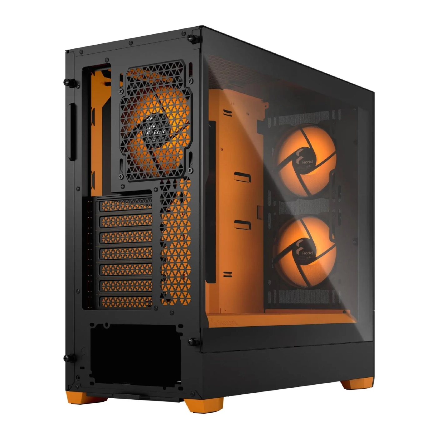 Купить Корпус Fractal Design Pop Air RGB Tempered Glass без БЖ (FD-C-POR1A-05) Orange Core - фото 5