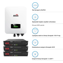 Купить Система хранения энергии Afore AF5K-SL-3DY7.2K-LFP 5kW 7.2kWh 3BAT LiFePO4 6000 циклов - фото 4