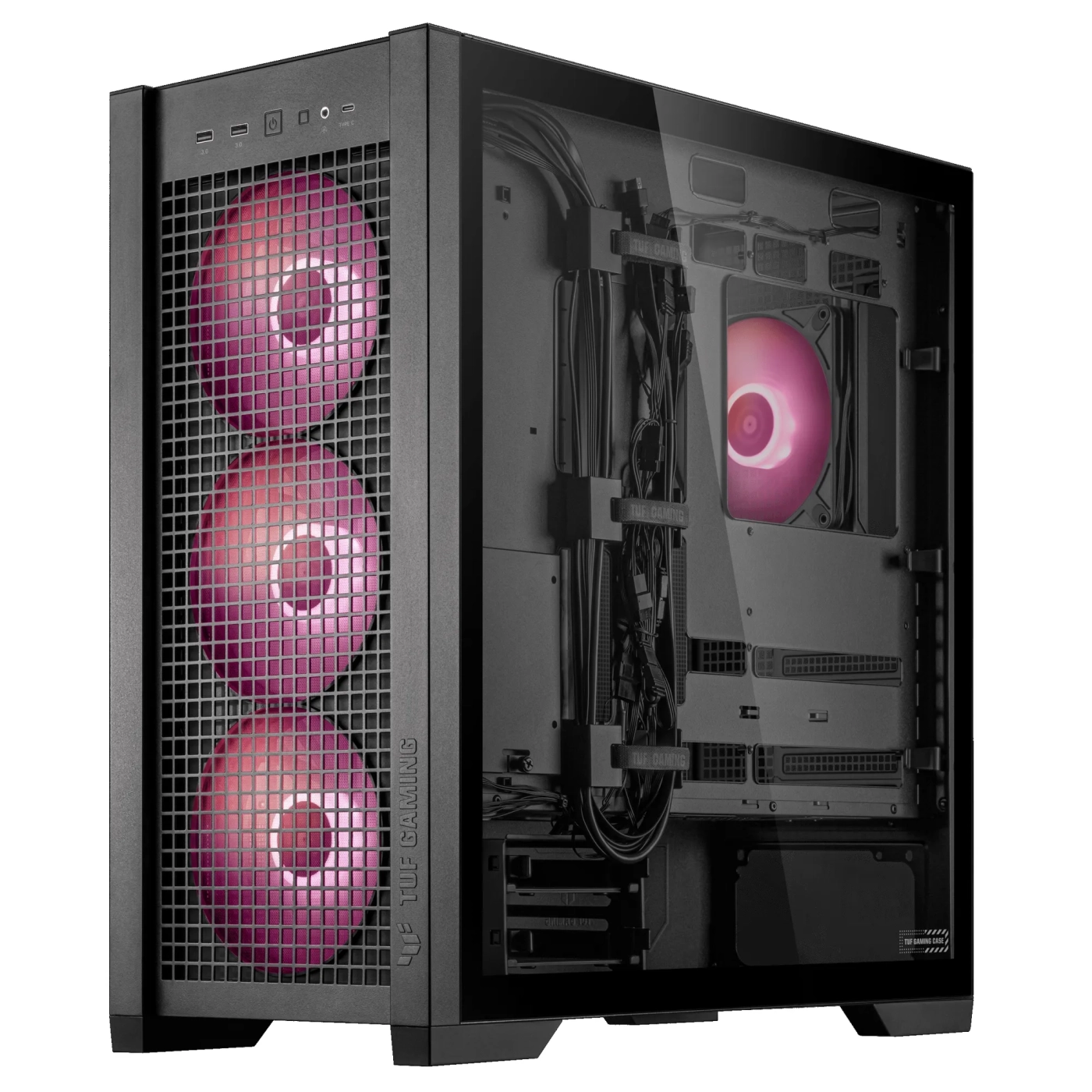Купить Корпус ASUS TUF Gaming GT302 ARGB Black (90DC00I0-B19000) - фото 5