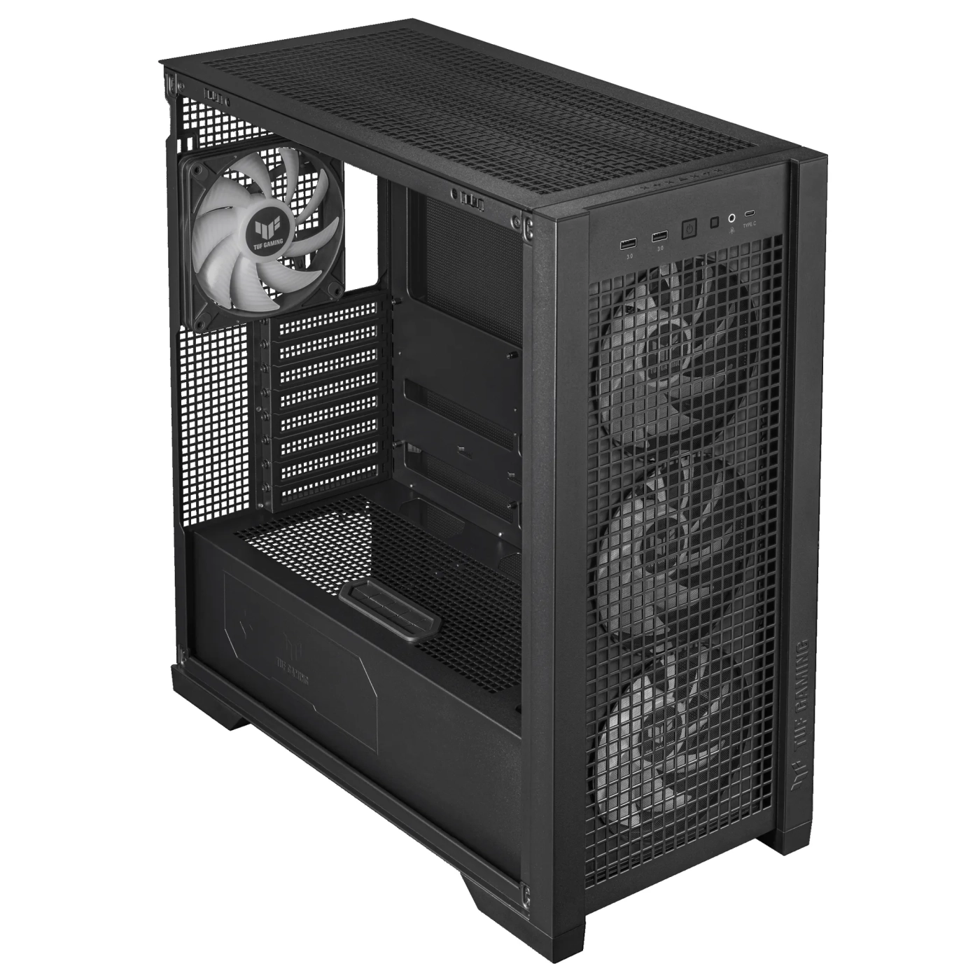 Купить Корпус ASUS TUF Gaming GT302 ARGB Black (90DC00I0-B19000) - фото 7