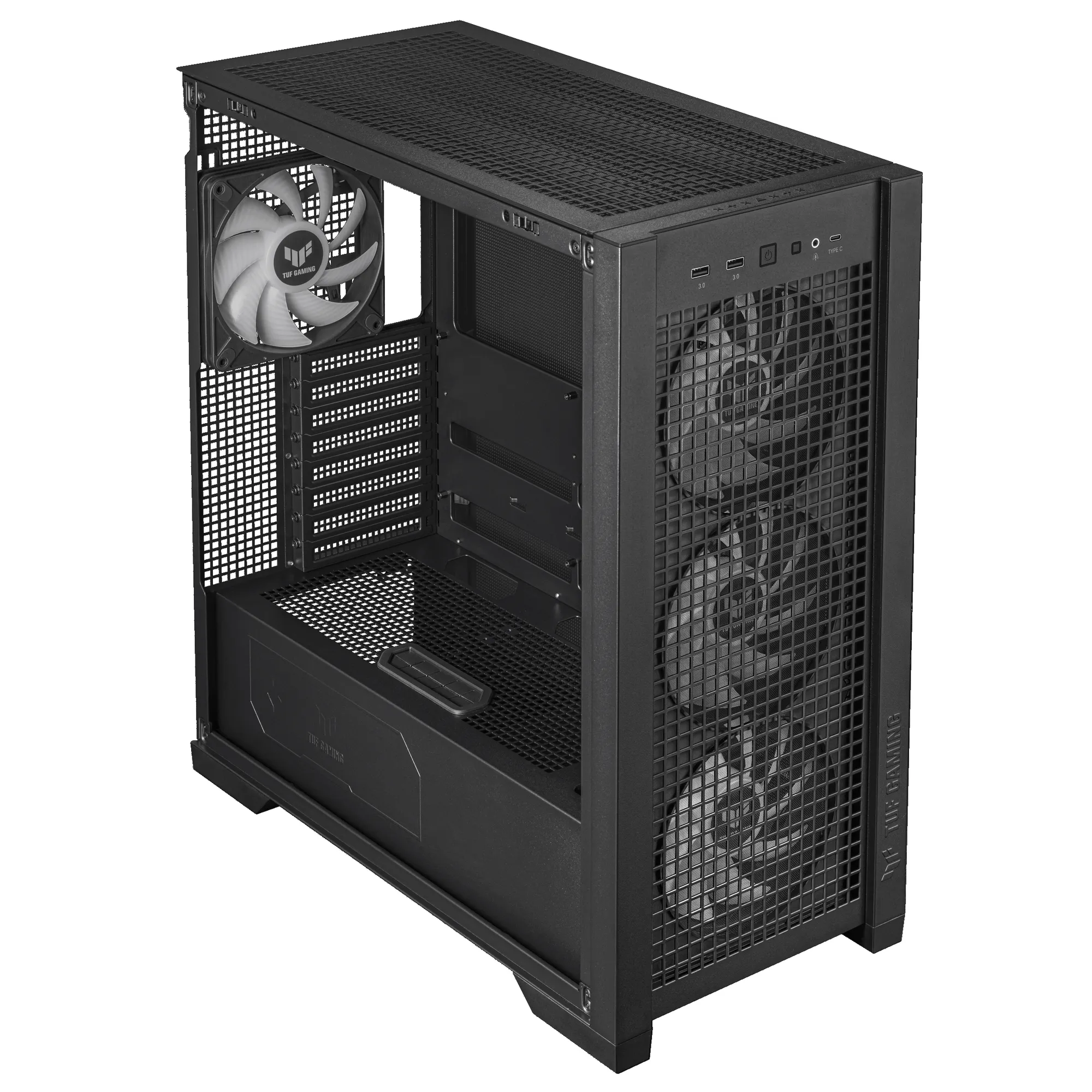 Купить Корпус ASUS TUF Gaming GT302 ARGB Black (90DC00I0-B19000) - фото 7