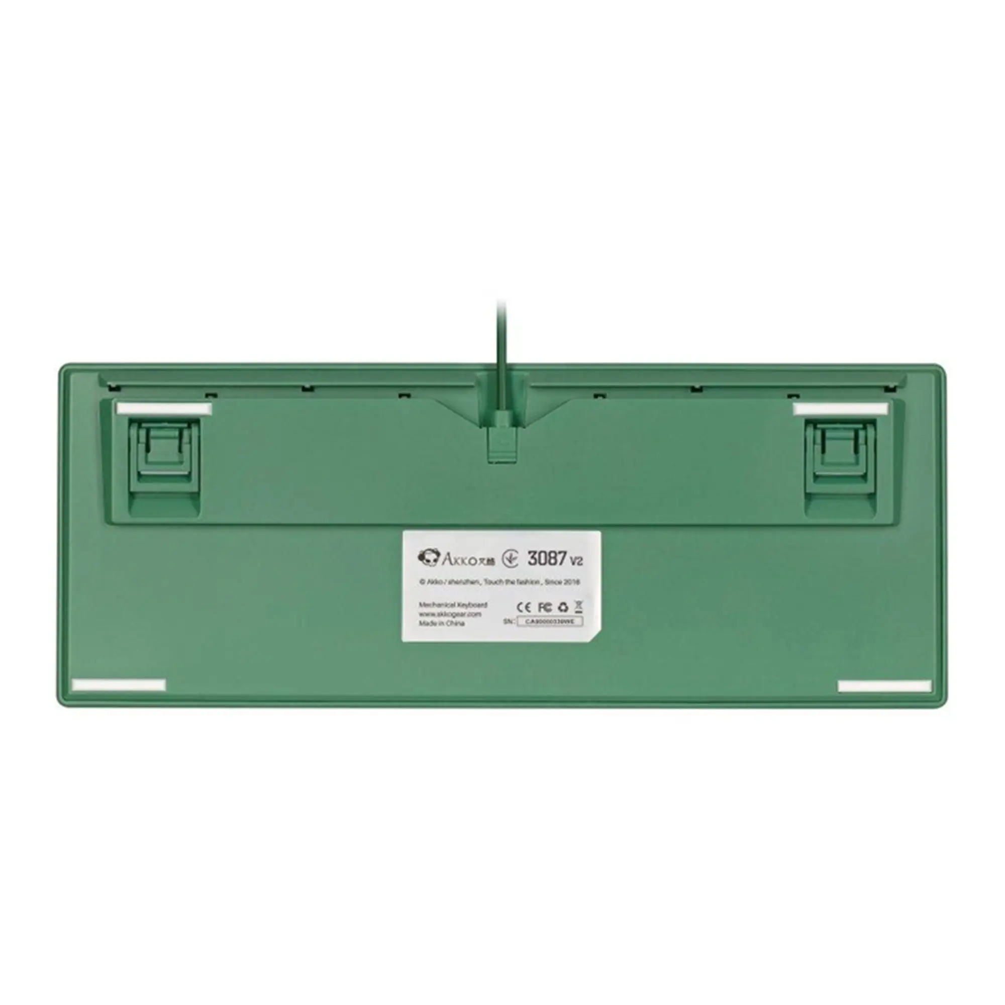 Купить Клавиатура AKKO 3087 Matcha Red Bean Cherry MX Silent Red RU Green (A3087_MA_CSR) - фото 3