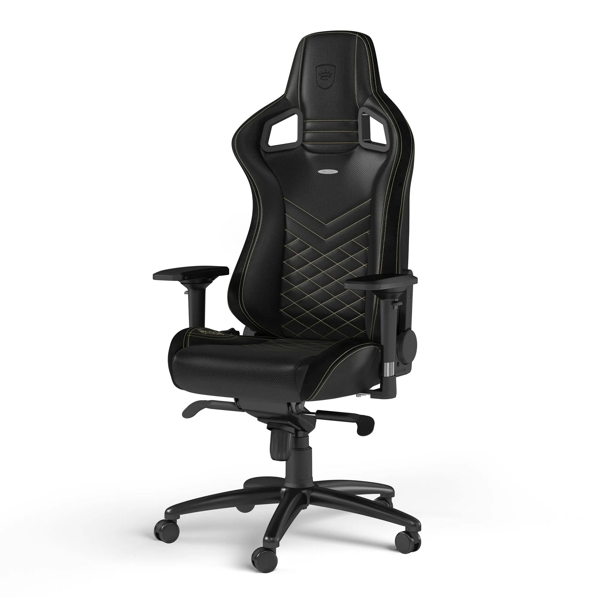Купить Кресло для геймеров Noblechairs Epic PU leather black/gold (NBL-PU-GOL-002) - фото 3