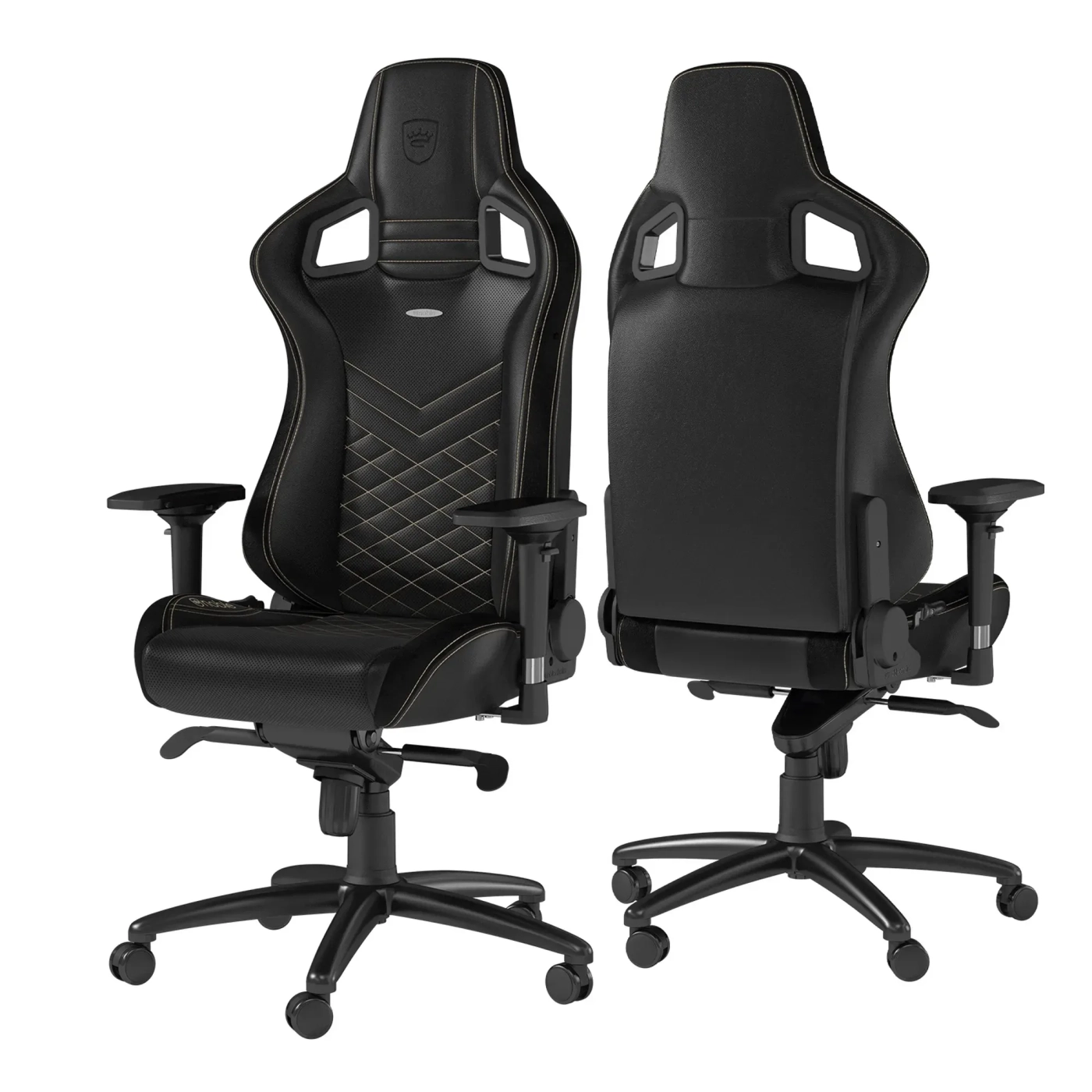 Купить Кресло для геймеров Noblechairs Epic PU leather black/gold (NBL-PU-GOL-002) - фото 4