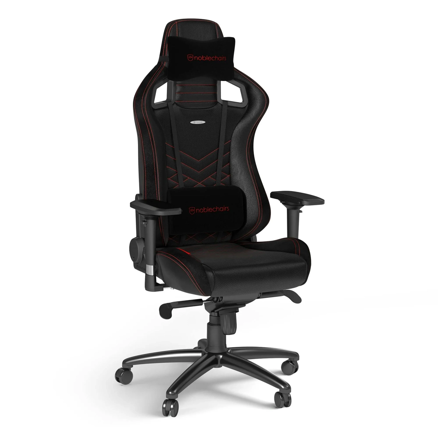 Купить Кресло для геймеров Noblechairs Epic PU leather black/red (NBL-PU-RED-002) - фото 1