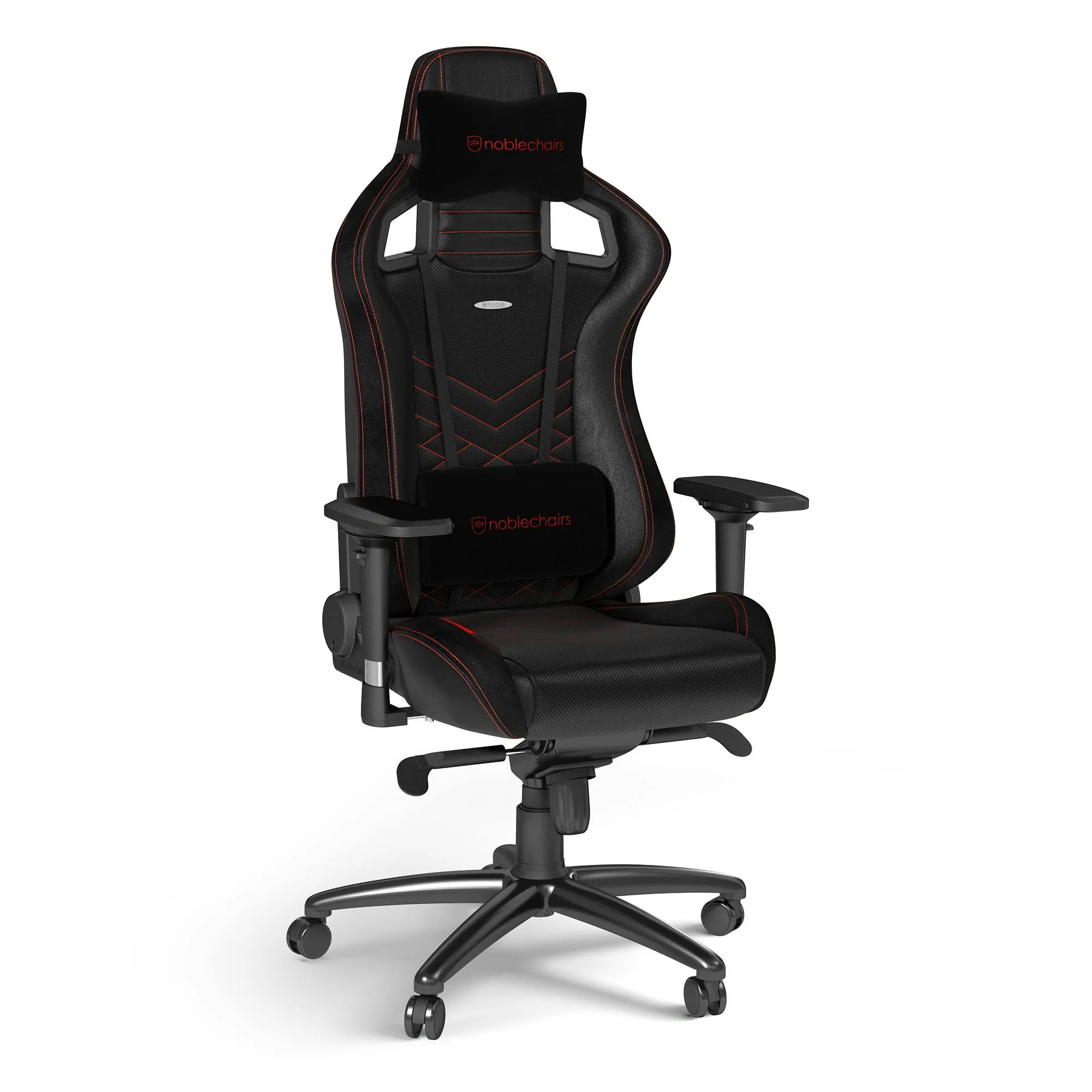 Купить Кресло для геймеров Noblechairs Epic PU leather black/red (NBL-PU-RED-002) - фото 1
