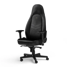 Купить Кресло для геймеров Noblechairs Icon real leather black (NBL-ICN-RL-BLA) - фото 2