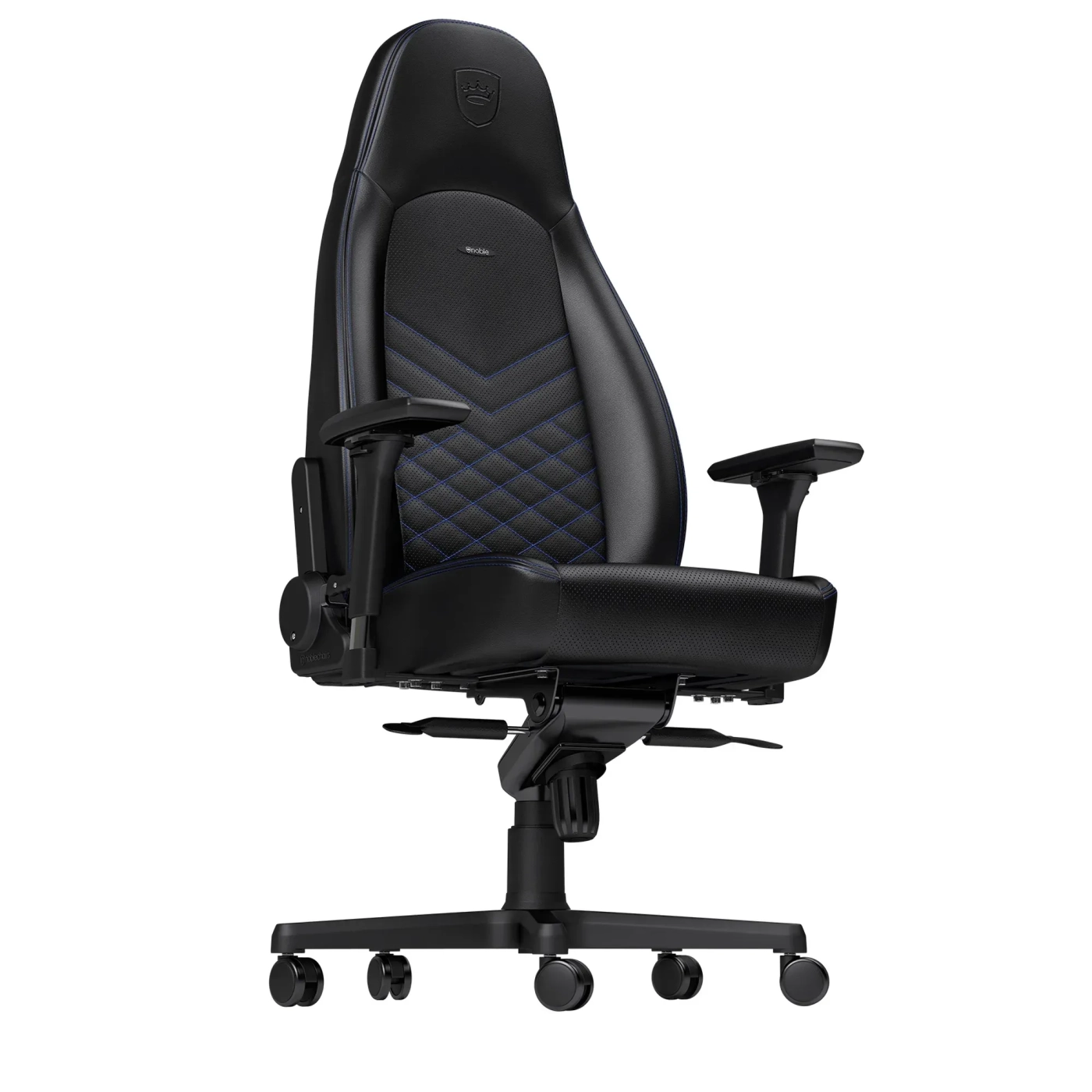 Купить Кресло для геймеров Noblechairs Icon PU leather black/blue (NBL-ICN-PU-BBL) - фото 1