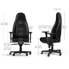 Купить Кресло для геймеров Noblechairs Icon PU leather black/gold (NBL-ICN-PU-GOL) - фото 7