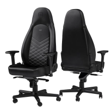 Купить Кресло для геймеров Noblechairs Icon PU leather black/platinum white (NBL-ICN-PU-BPW) - фото 4