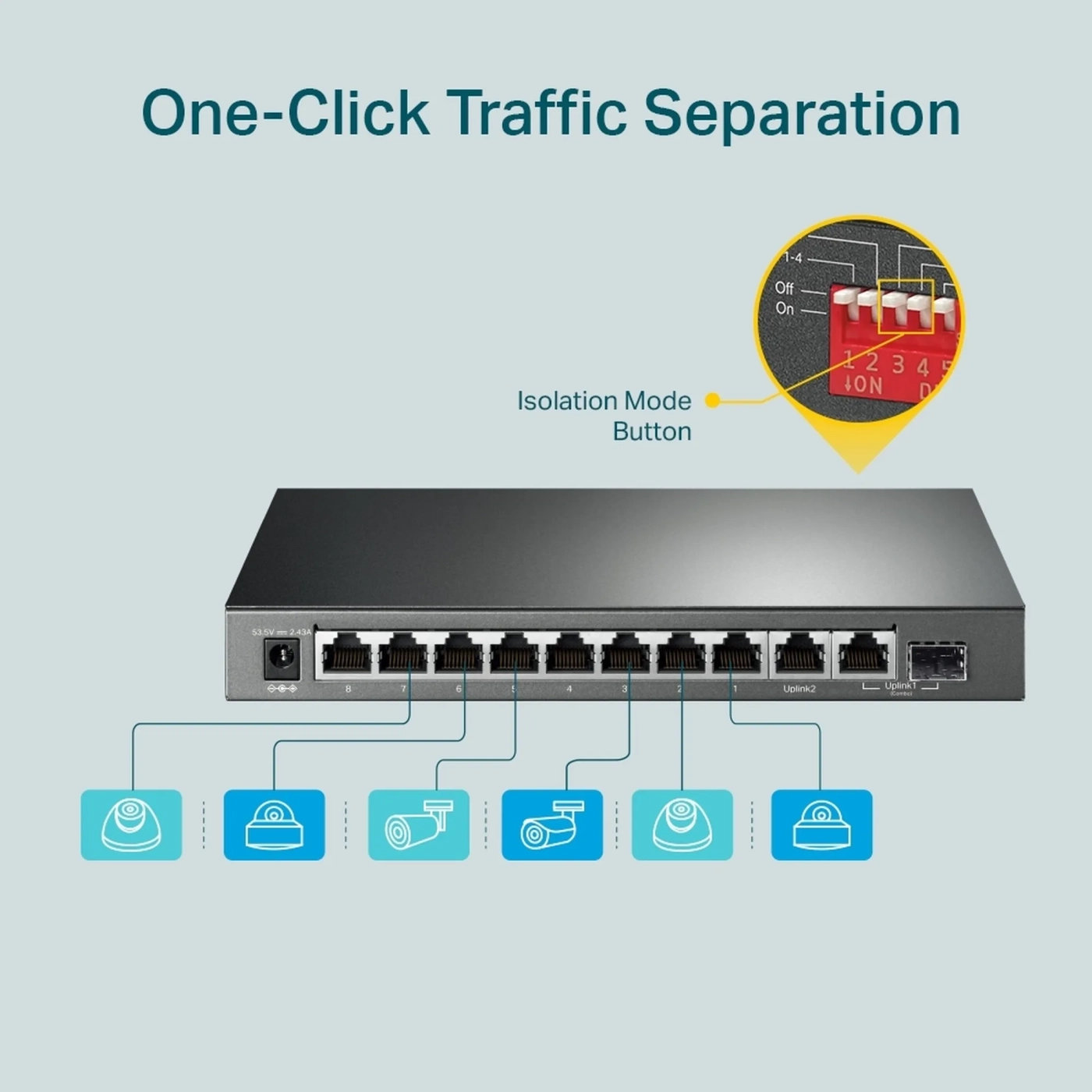 Купить Коммутатор TP-Link TL-SG1210MP - фото 7