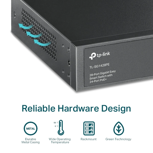 Купити Комутатор TP-Link TL-SG1428PE - фото 7
