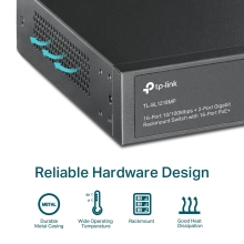 Купити Комутатор TP-Link TL-SL1218MP - фото 8