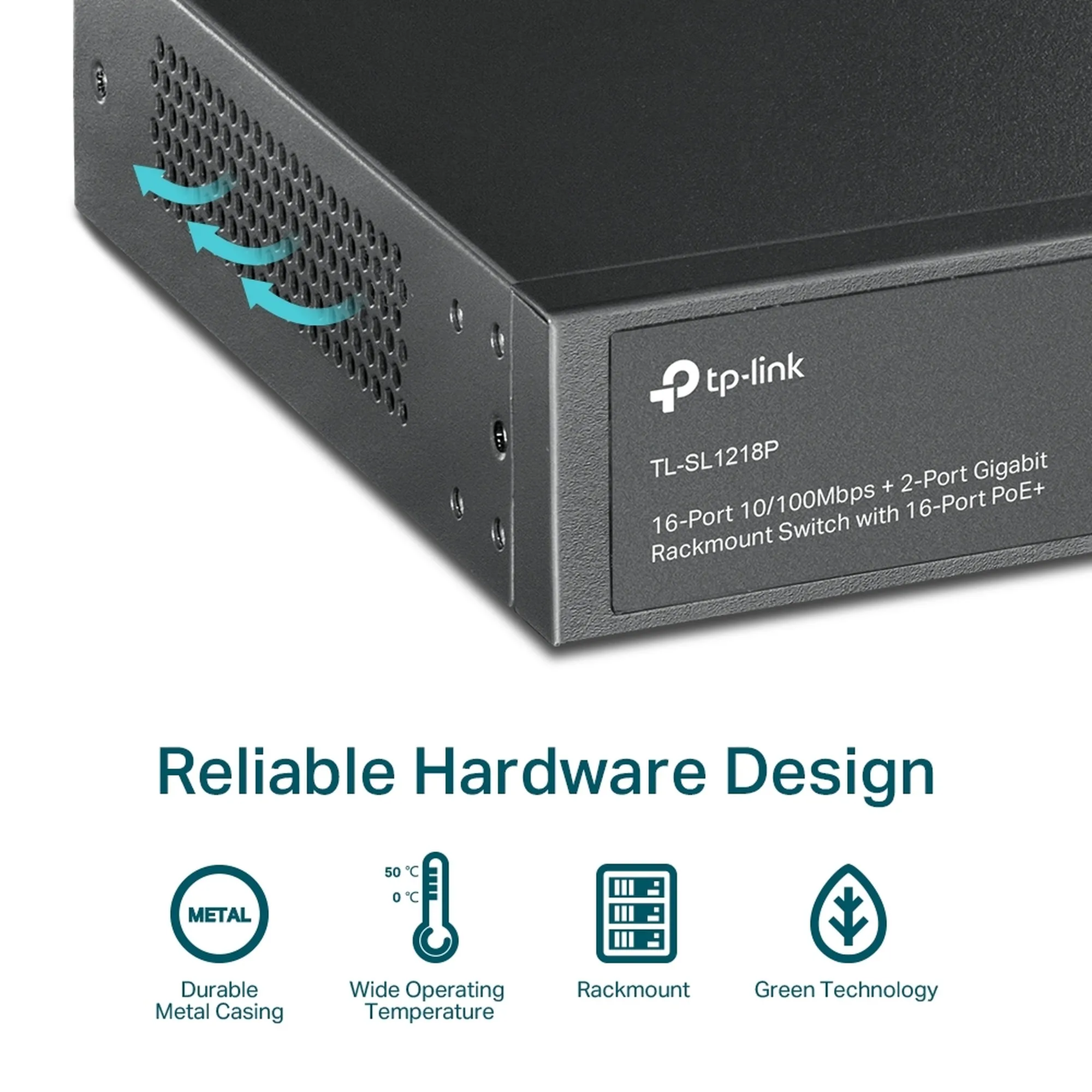 Купити Комутатор TP-Link TL-SL1218P - фото 8