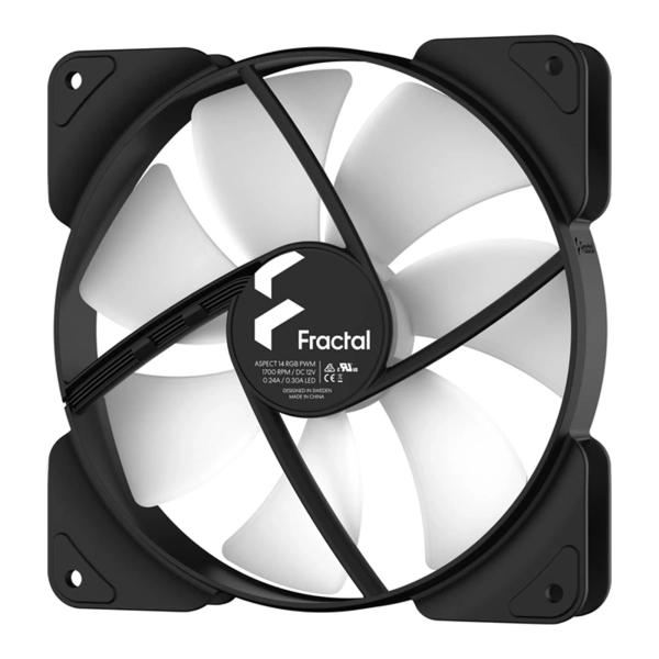 Купити Вентилятор Fractal Design Aspect 14 RGB PWM Black Frame (FD-F-AS1-1405) - фото 5