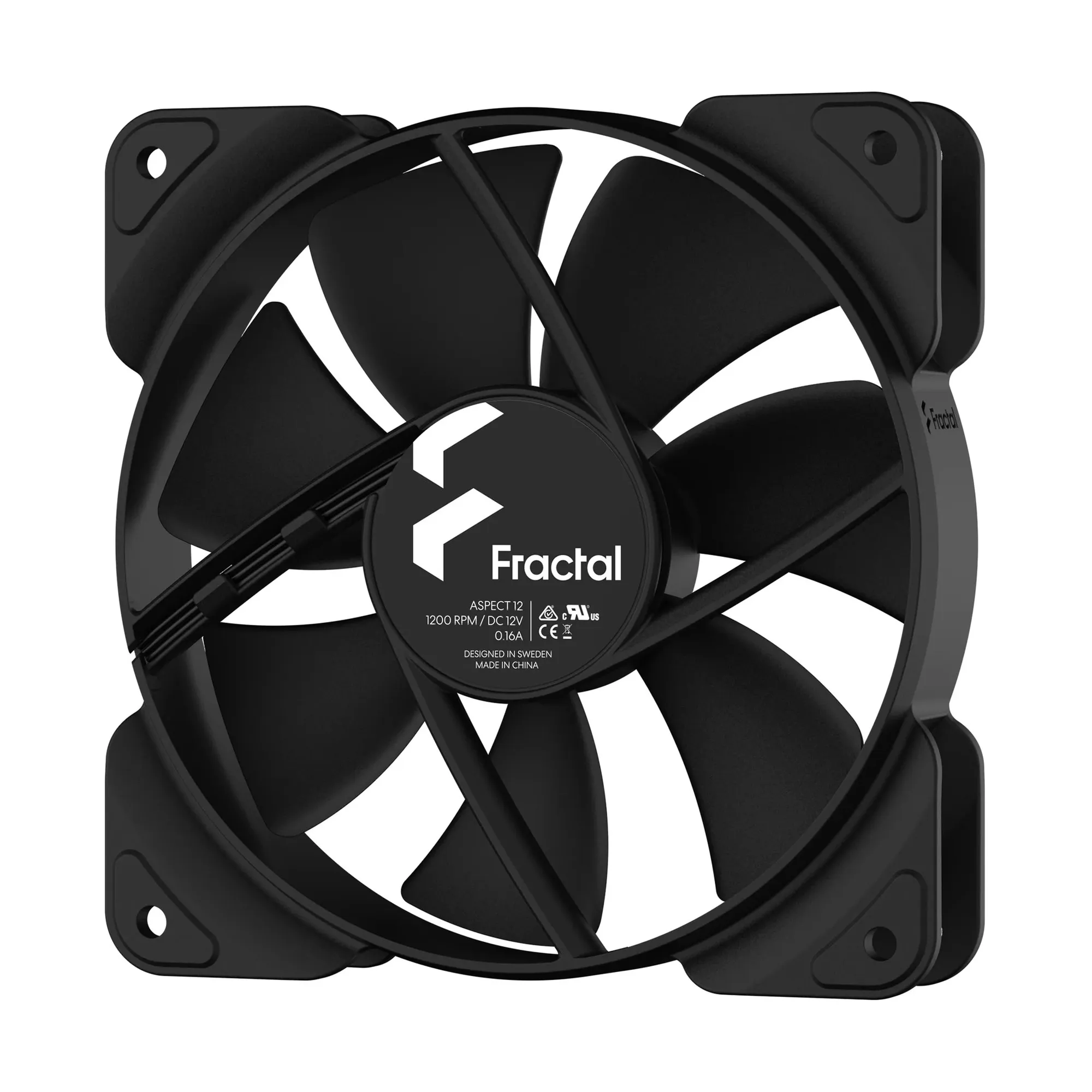 Купити Вентилятор Fractal Design Aspect 12 Black (FD-F-AS1-1201) - фото 2