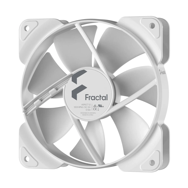 Купити Вентилятор Fractal Design Aspect 12 White (FD-F-AS1-1202) - фото 2