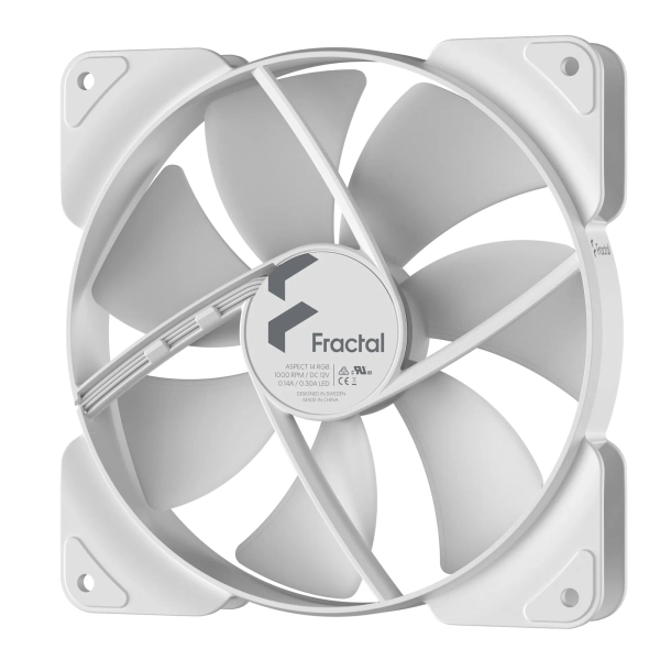 Купити Вентилятор Fractal Design Aspect 14 RGB White (FD-F-AS1-1408) - фото 4