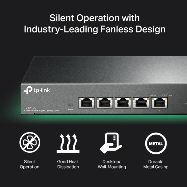 Купити Комутатор TP-Link TL-SX105 - фото 8